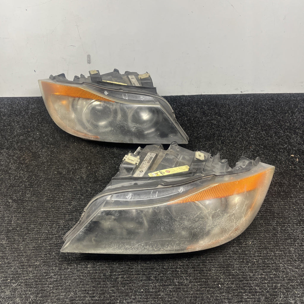☑️ 06-08 E90 E91 BMW AHL ADAPTIVE XENON HID HEADLIGHT HEADLAMP PAIR L/R SET