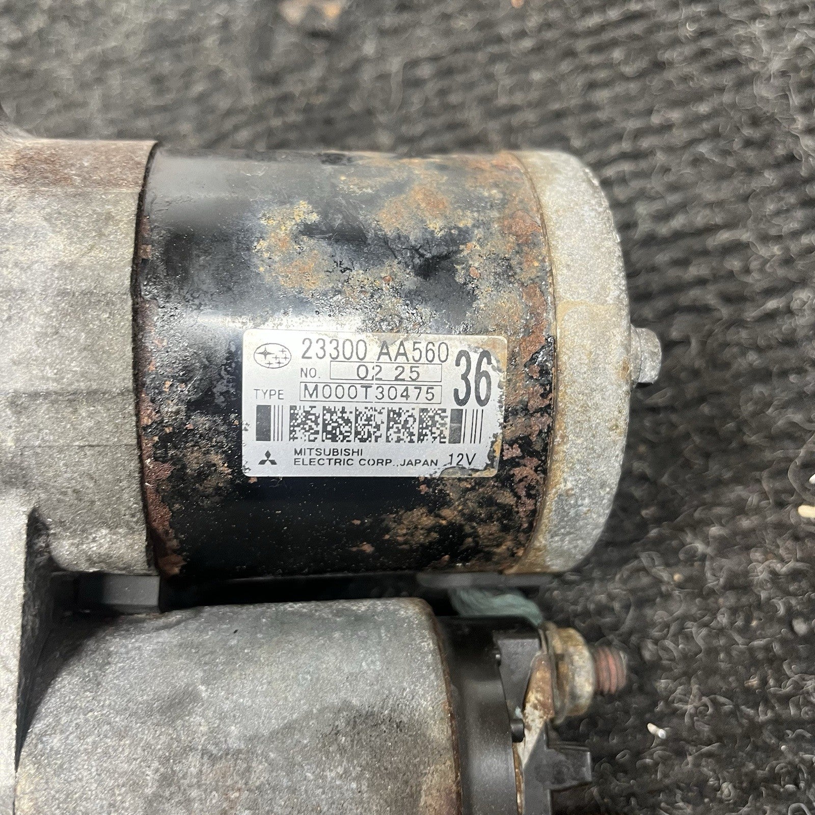 2008-14 Subaru Impreza WRX Starter Motor - Manual Trans 