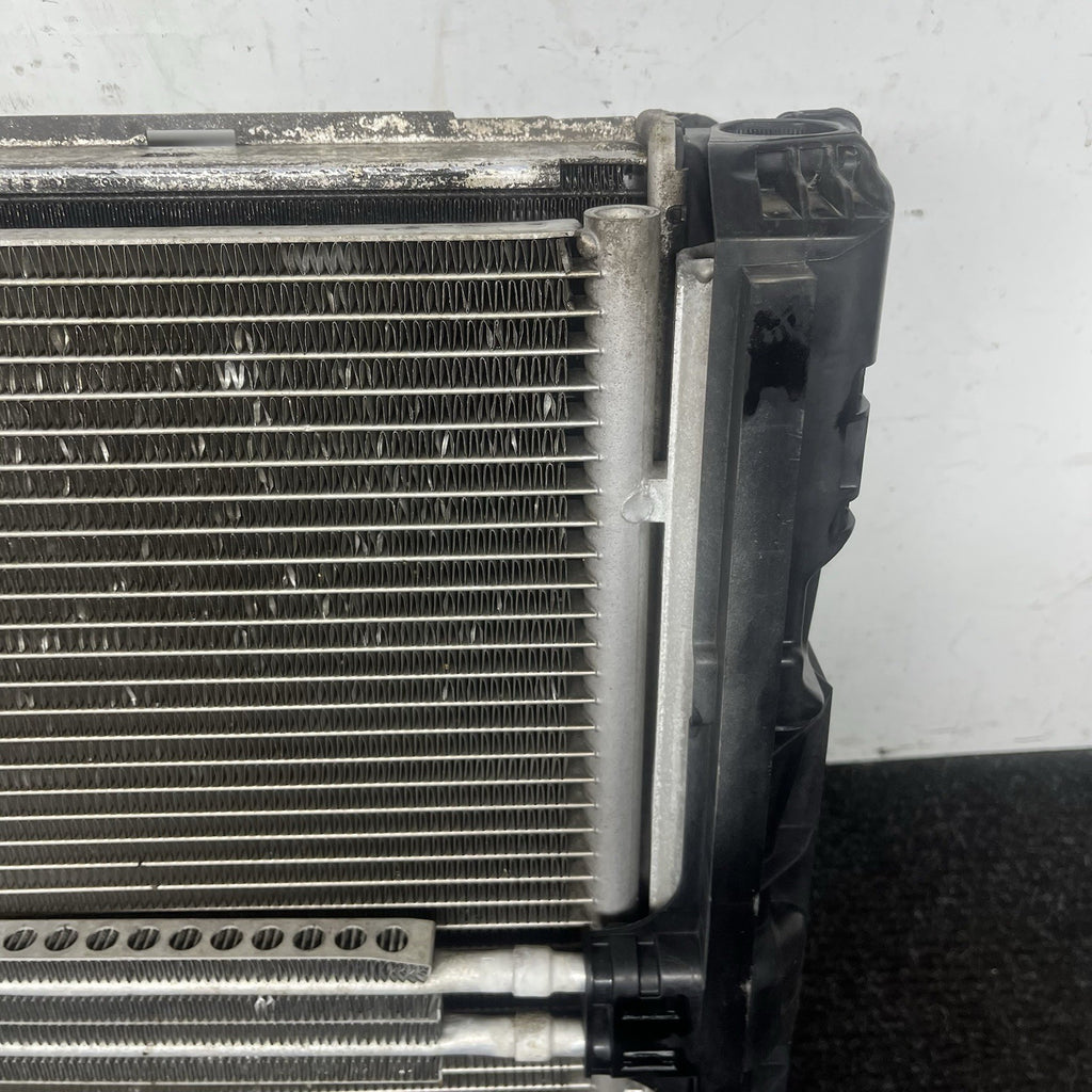 ☑️BMW E93 E92 E90 E82 328I N51 Engine Radiator Ac Condenser Assembly OEM