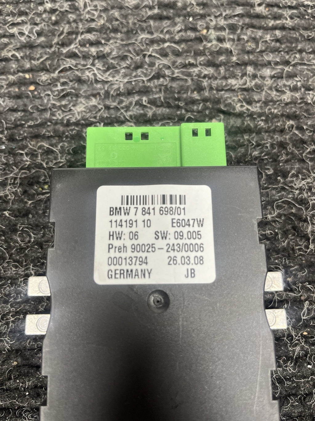 ☑️ 2008-2013 BMW E90 E92 E93 M3 FUEL PUMP CONTROL MODULE 7841698