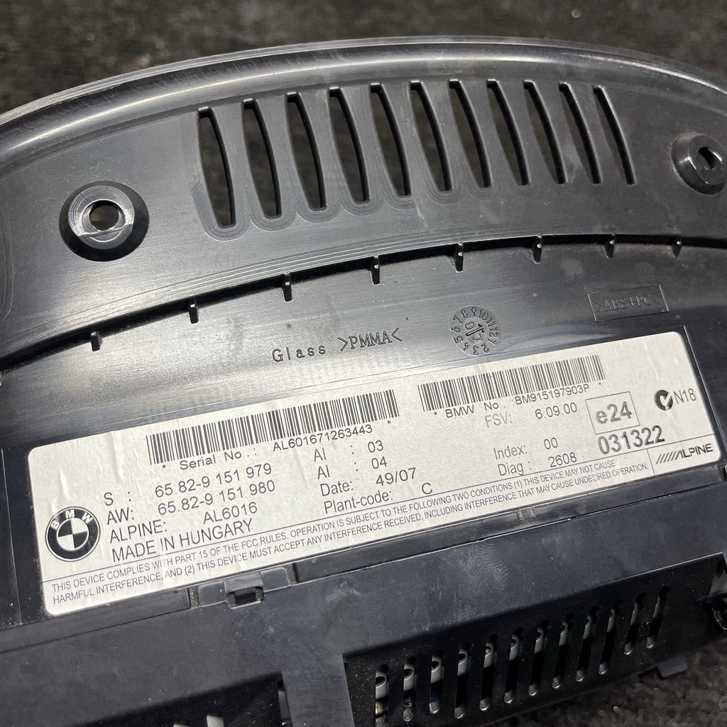 ☑️ 2008-2013 BMW M3 E92 E93 E90 NAVIGATION RADIO SCREEN MONITOR DISPLAY 9151979