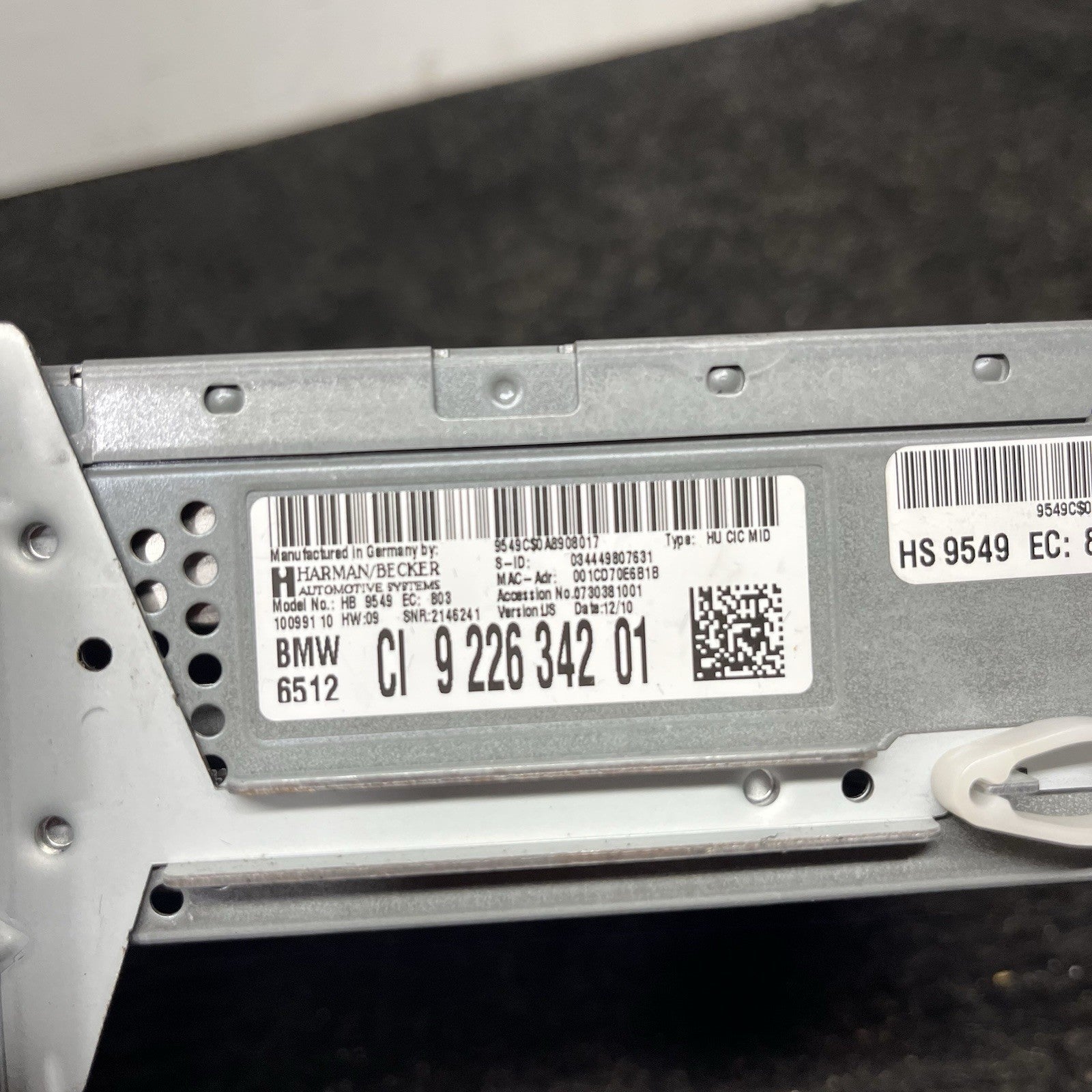 ☑️ 2011-2013 BMW X5 X6 Radio Stereo Infotainment Module 65129226342 OEM