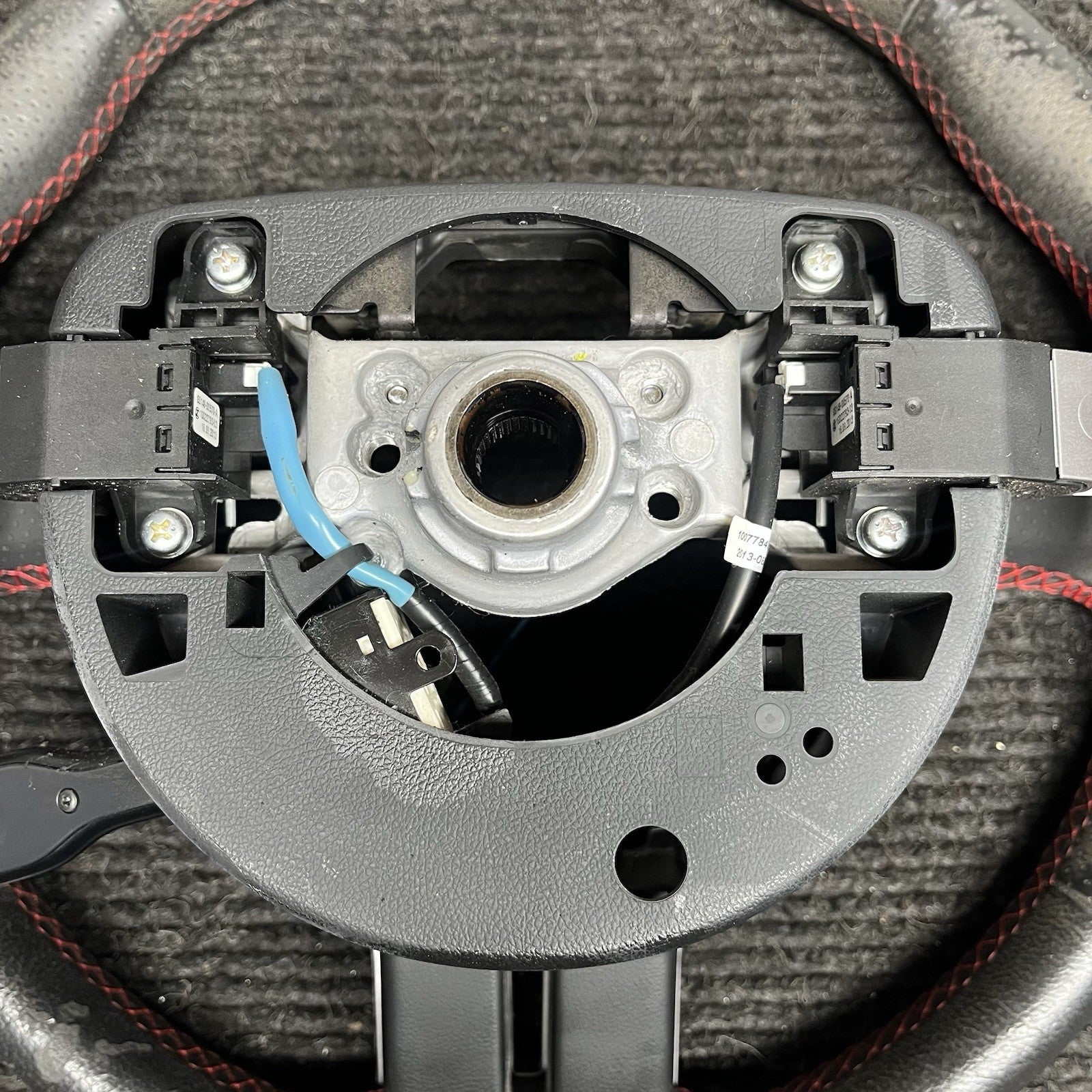 ☑️ 2013-2016 SCION FRS Subaru BRZ OEM Steering wheel Red Stitched Shift Paddles