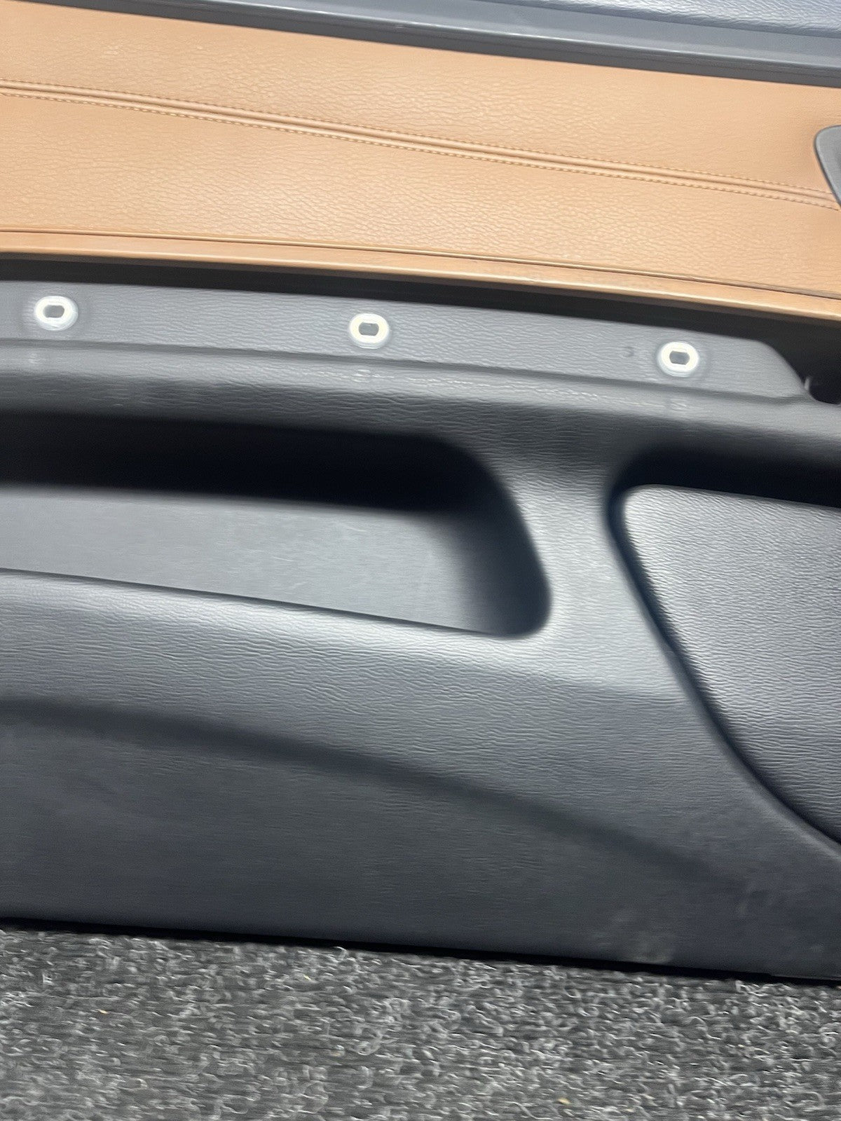 ☑️ 07-13 BMW E92 E93 3 Series Left Driver Side Door Panel Card Brown OEM
