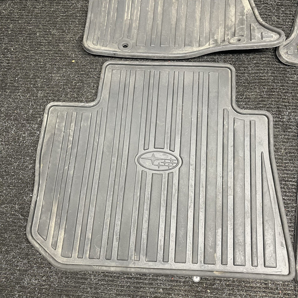 ☑️ SUBARU WRX STI 2.5L 2015 ALL WEATHER RUBBER FLOOR MAT SET J501SVA200 OEM