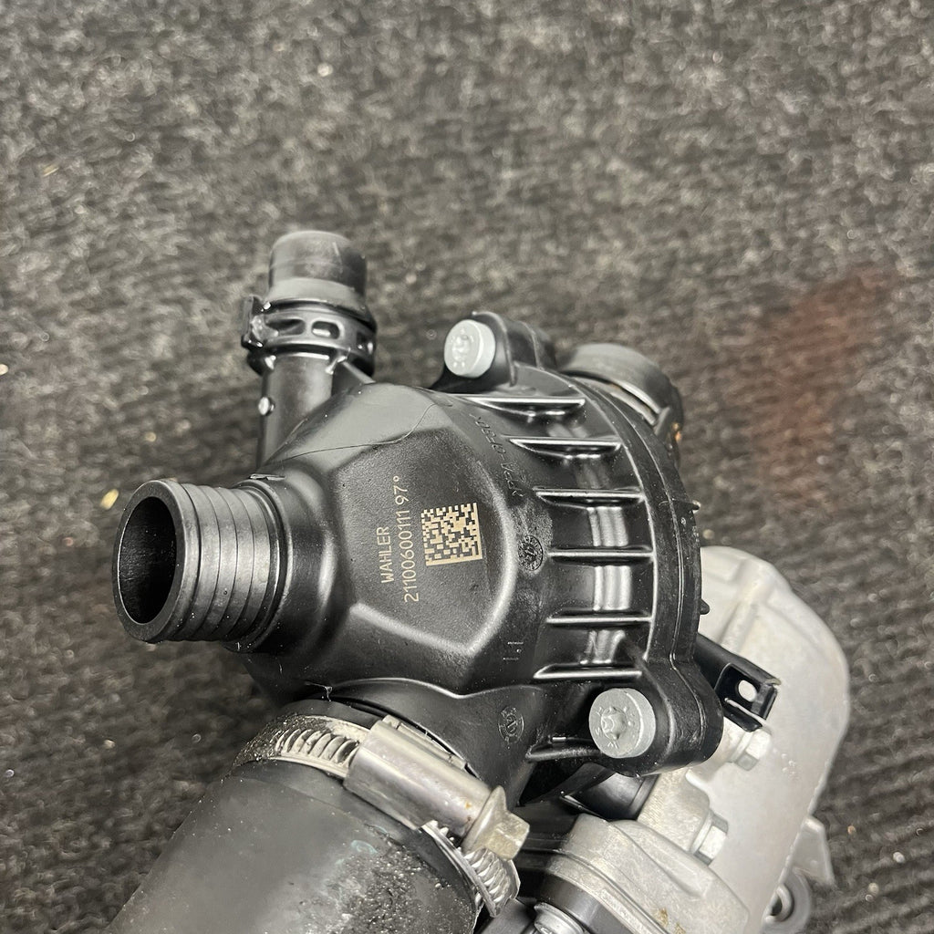 ☑️OEM BMW E82 E90 E92 F10 F13 N54 N55 Electric Water Pump W/ Thermostat 72K Mile