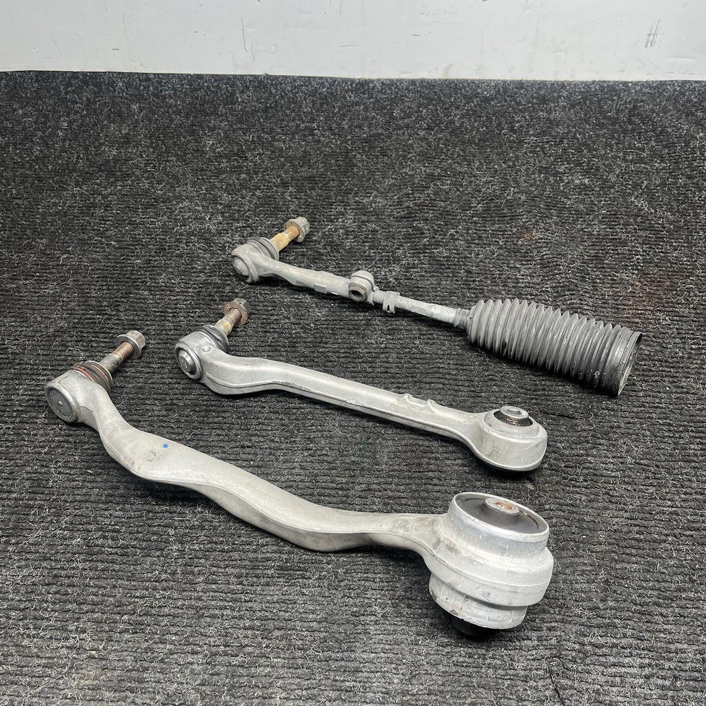 ☑️ 14-20 OEM BMW F22 F30 F32 RWD Front Left Upper Lower Control Arm Tie Rod SET