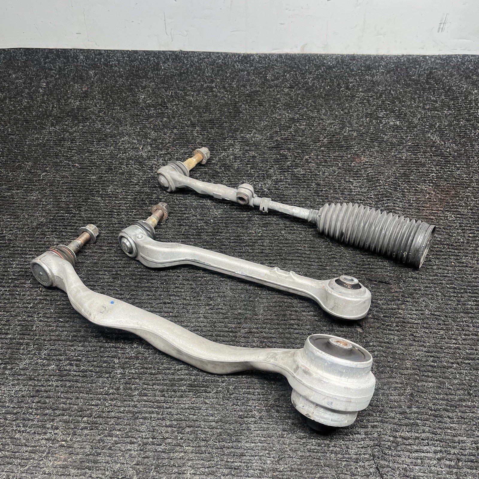 ☑️ 14-20 OEM BMW F22 F30 F32 RWD Front Left Upper Lower Control Arm Tie Rod SET