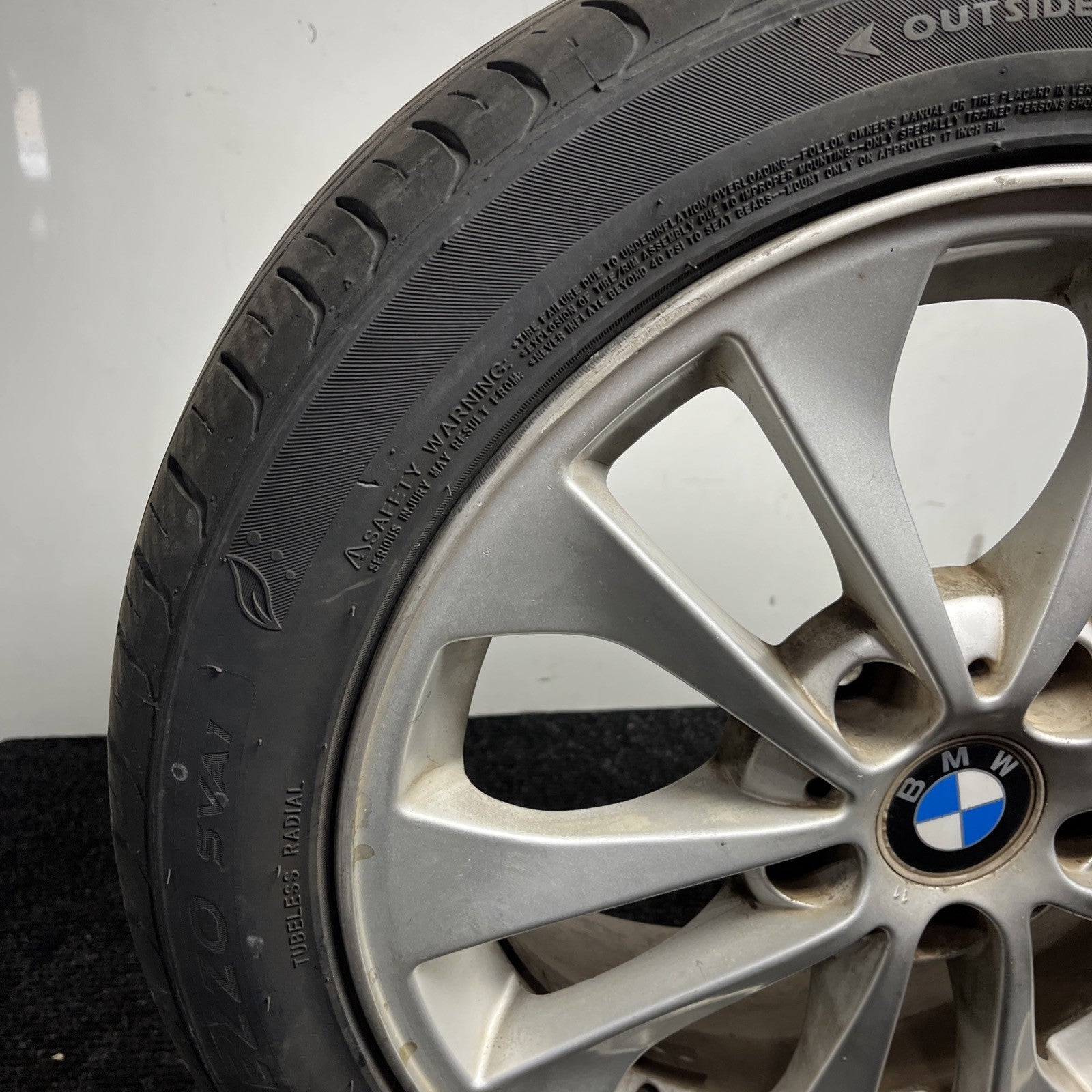 ☑️ Bmw 325I Oem Rim Factory Wheel 17" X 7" 10 Spoke Scuffs 6757042