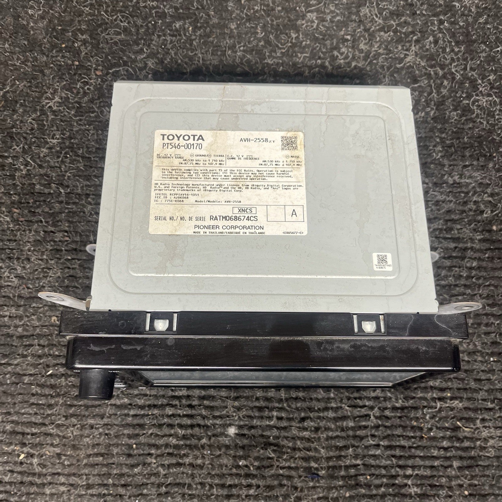 ☑️ 2019 TOYOTA GT86 BRZ TRD EDITION OEM RADIO HEAD UNIT PT546-00170 USED