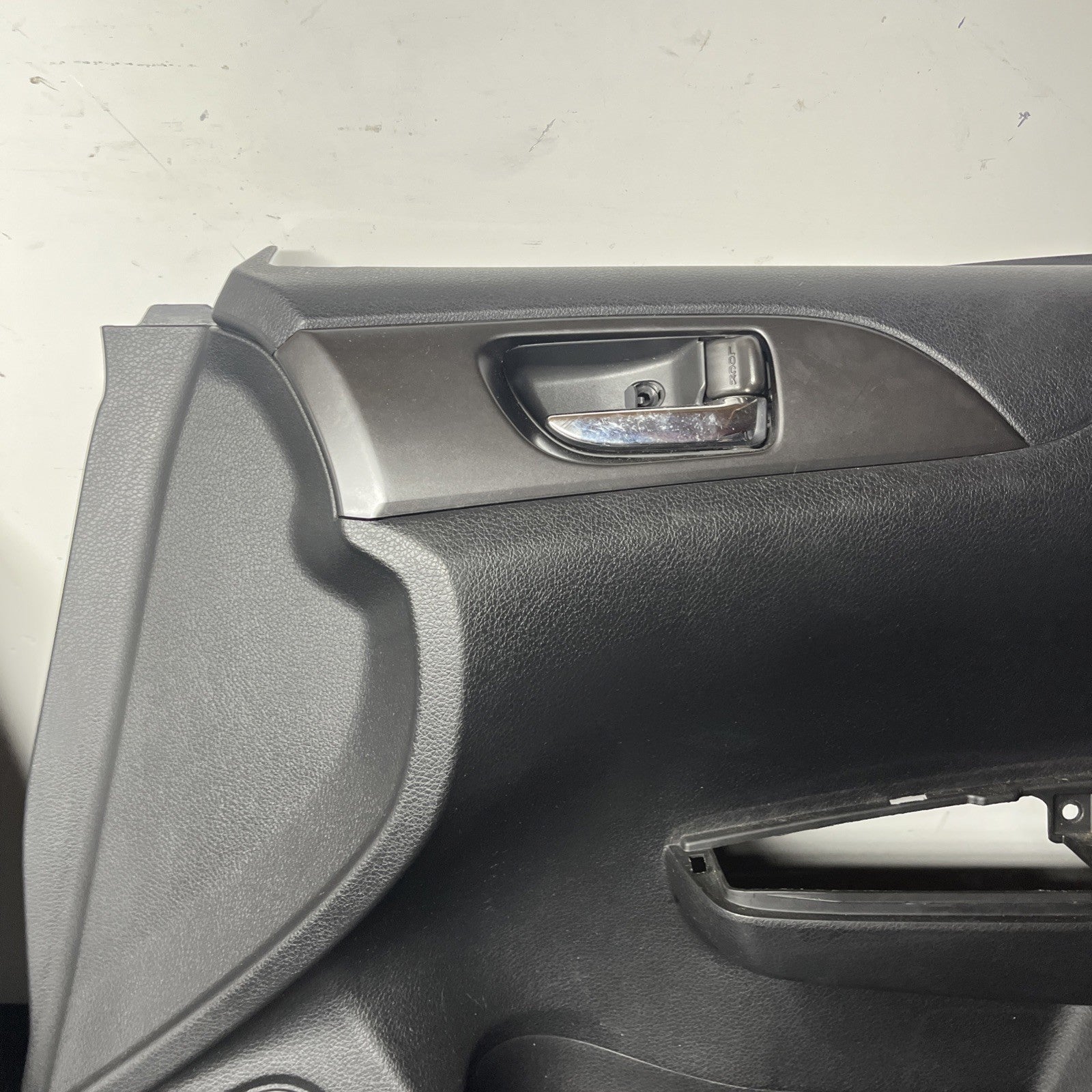 ☑️ 2011-2014 SUBARU IMPREZA WRX & STI DOOR PANELS DOOR CARDS BLACK/RED STITCHED