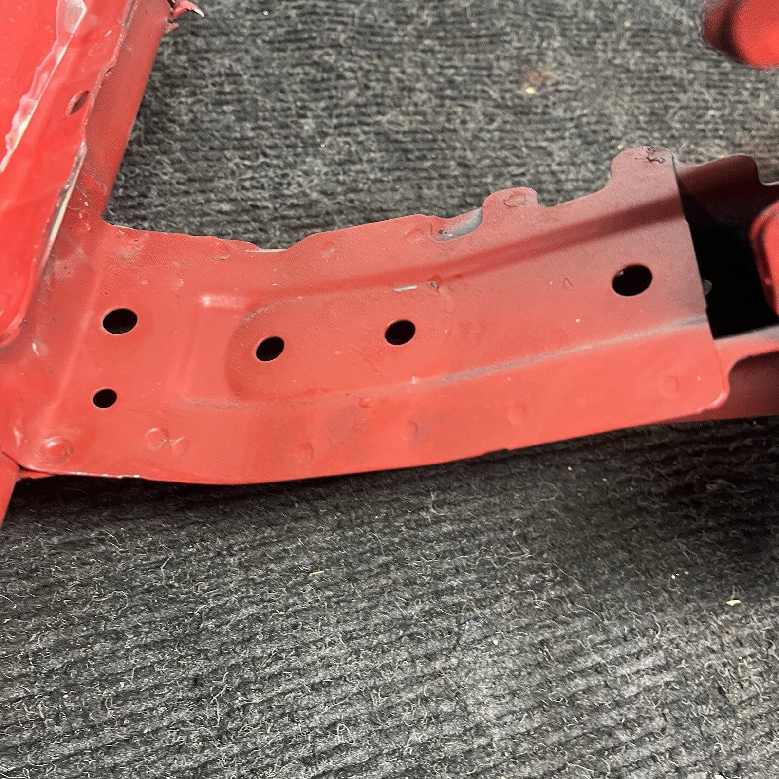 ☑️ 12-18 BMW F30 320i 328i 335i FRONT LEFT DRIVER SIDE FRAME RAIL CUT RED OEM