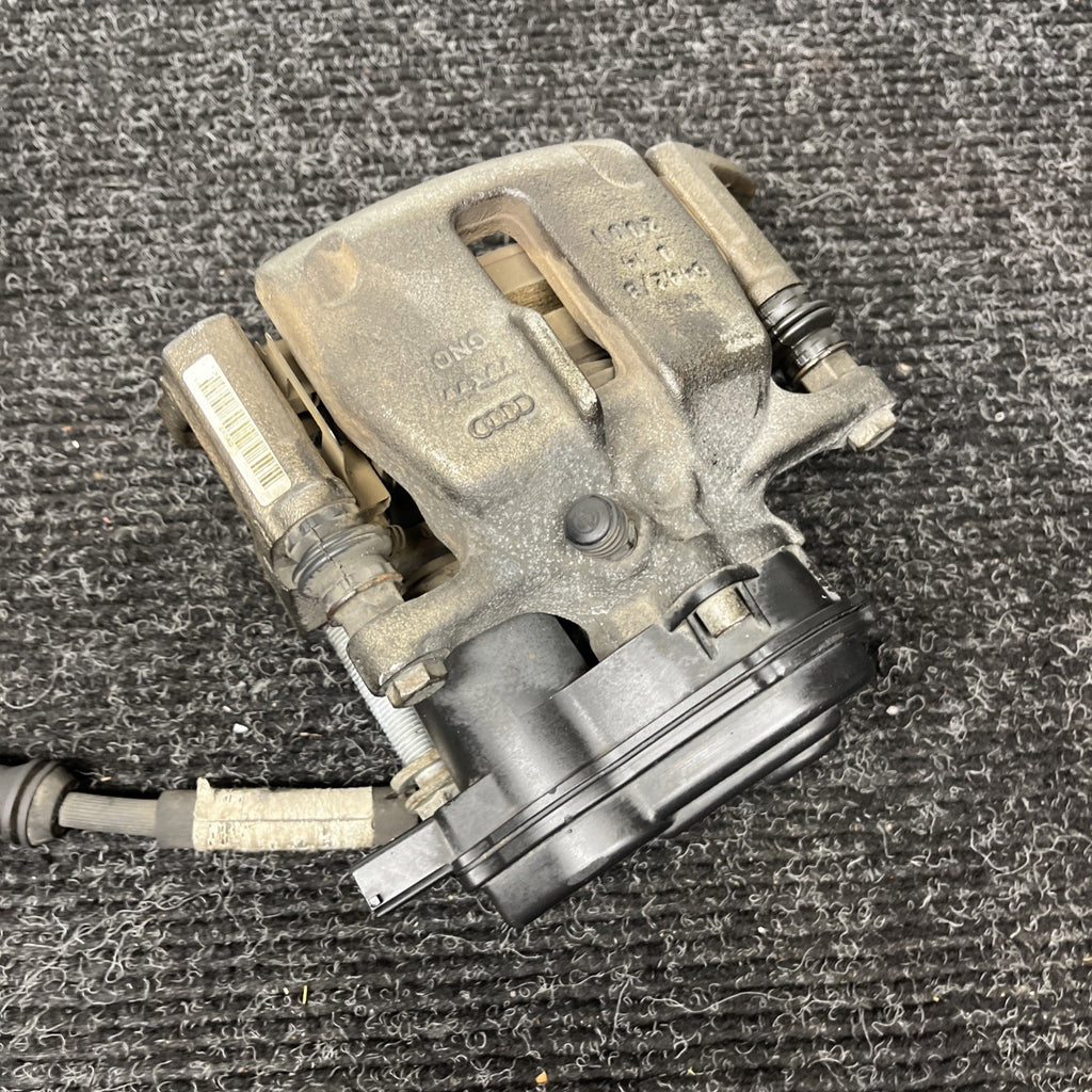 ☑️ 08-12 AUDI B8 A4 B8 A5 Q5 REAR BRAKE CALIPER MOTOR LEFT DRIVER OEM 062723