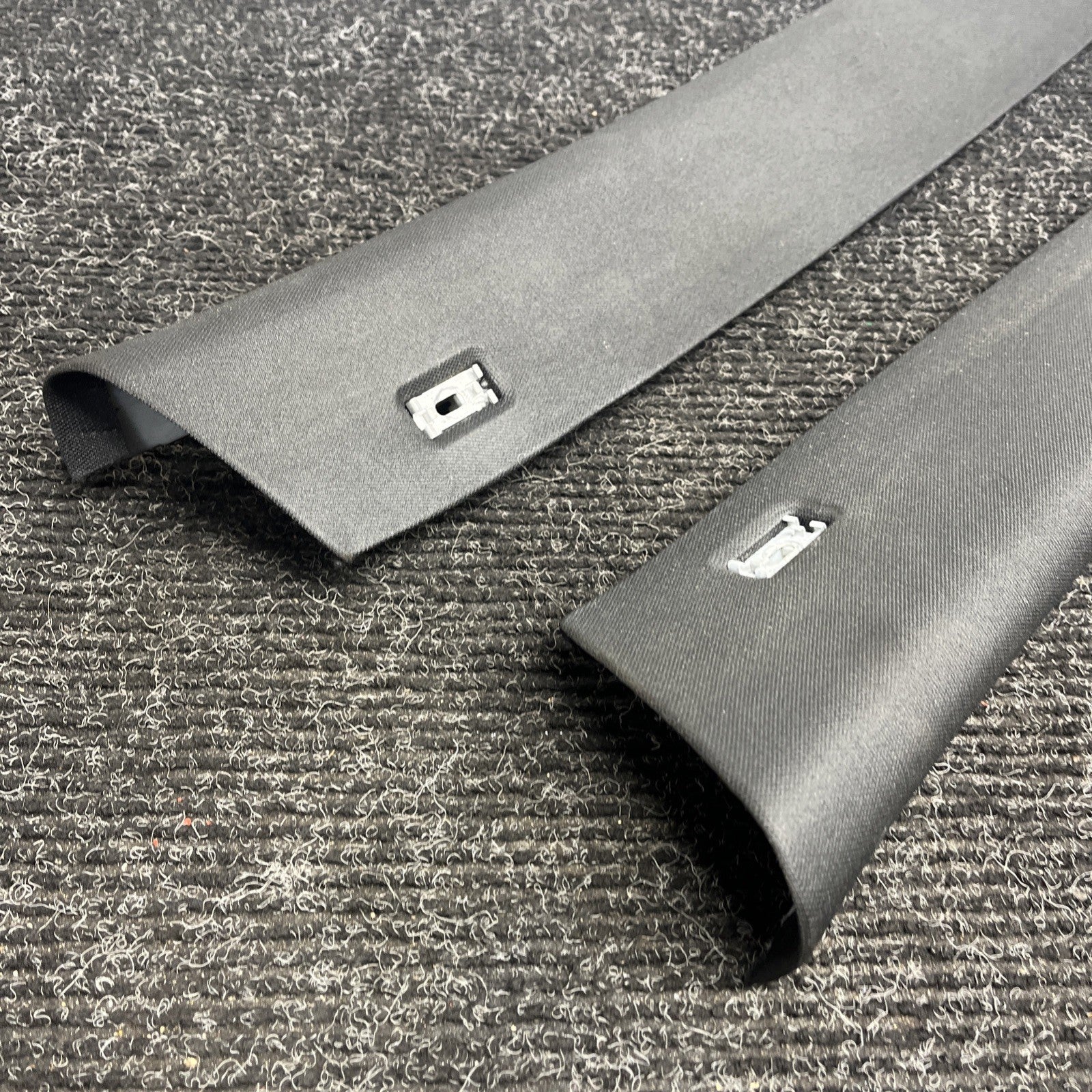 ☑️ BMW OEM X5 E70 07-13 FRONT LEFT & RIGHT SIDE SET A PILLAR TRIM COVER BLACK