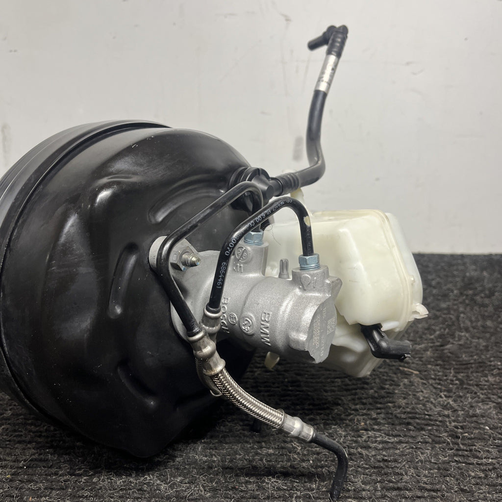 ☑️ 2012-2018 BMW F30 3-SERIES N20 BRAKE BOOSTER MASTER CYLINDER W/ RESERVOIR OEM