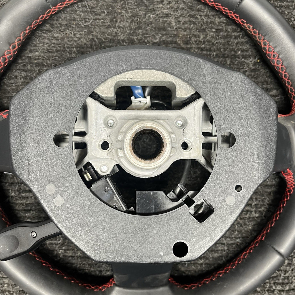 ☑️ 22-24 SUBARU BRZ STEERING WHEEL LEATHER BLACK OEM MANUAL GS131-16410