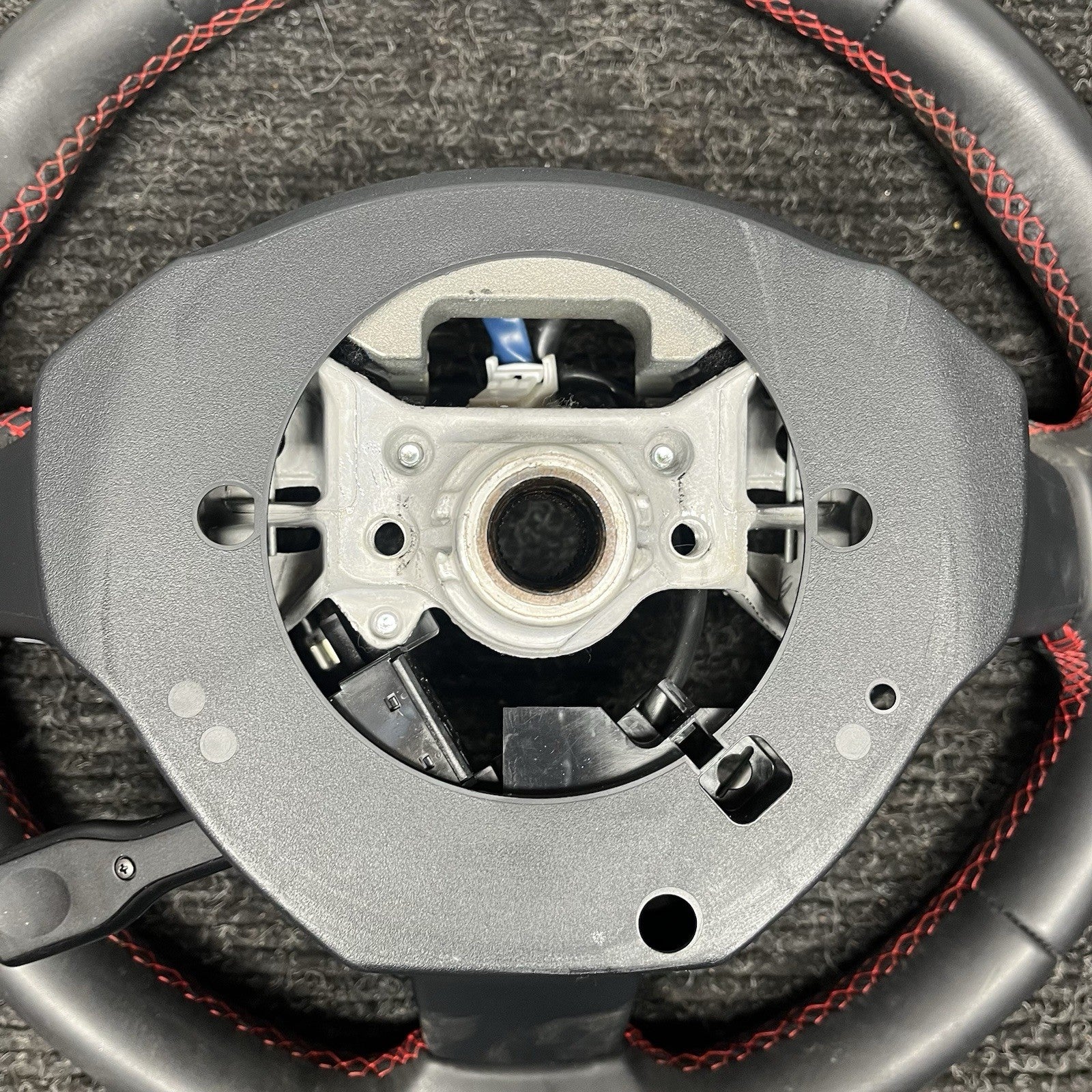 ☑️ 22-24 SUBARU BRZ STEERING WHEEL LEATHER BLACK OEM MANUAL GS131-16410