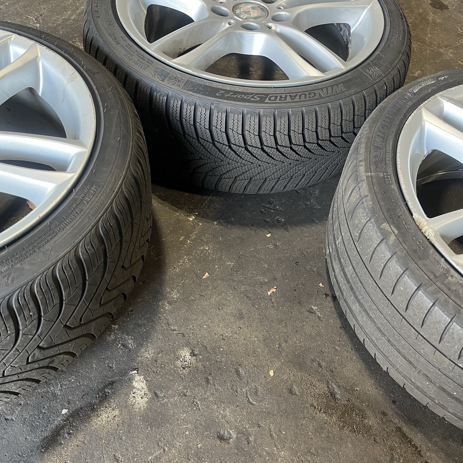 ☑️ 08-13 Bmw E88 128 135 Front & Rear M Sport 18" Style 261 Rim Wheels Set OEM