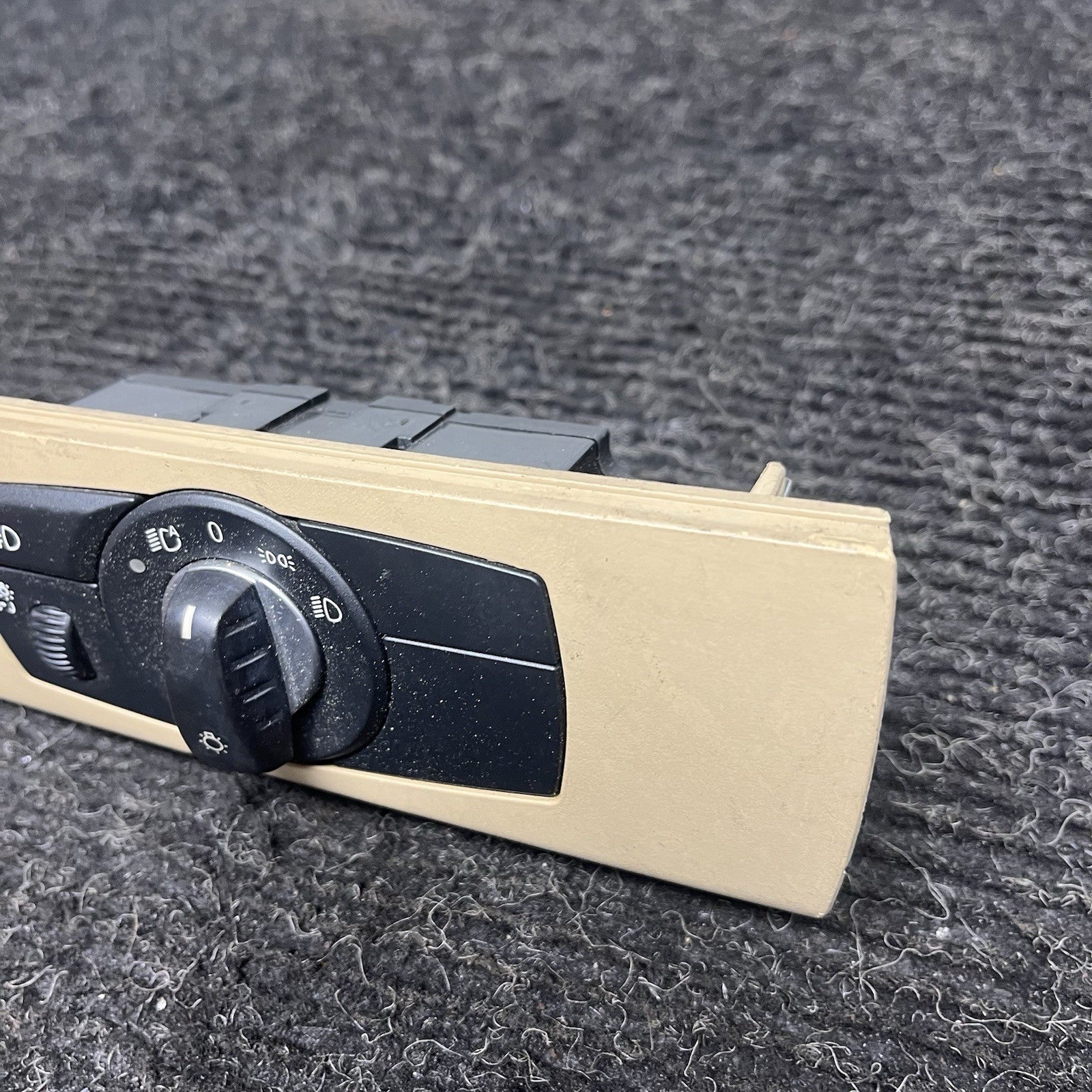 ☑️ 07-13 OEM BMW E92 E93 328 335 Headlight Switch Control Panel Light Tan