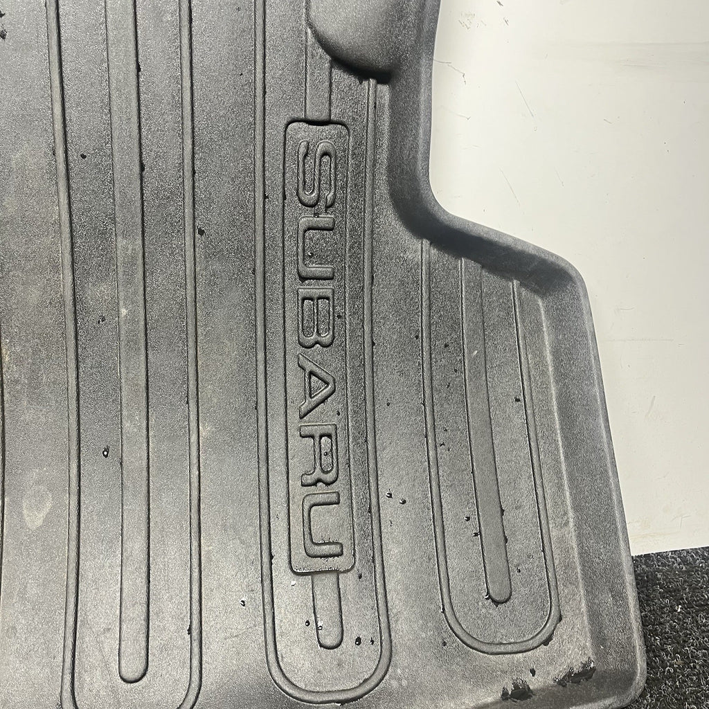 ☑️ 15-21 WRX Black All Weather Rubber Trunk Hatch Floor Mat Liner OEM Factory