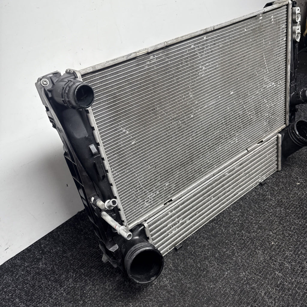 ☑️ 07-13 BMW E82 E90 E92 E93 N54 N55 Radiator Condenser Intercooler Complete 72k
