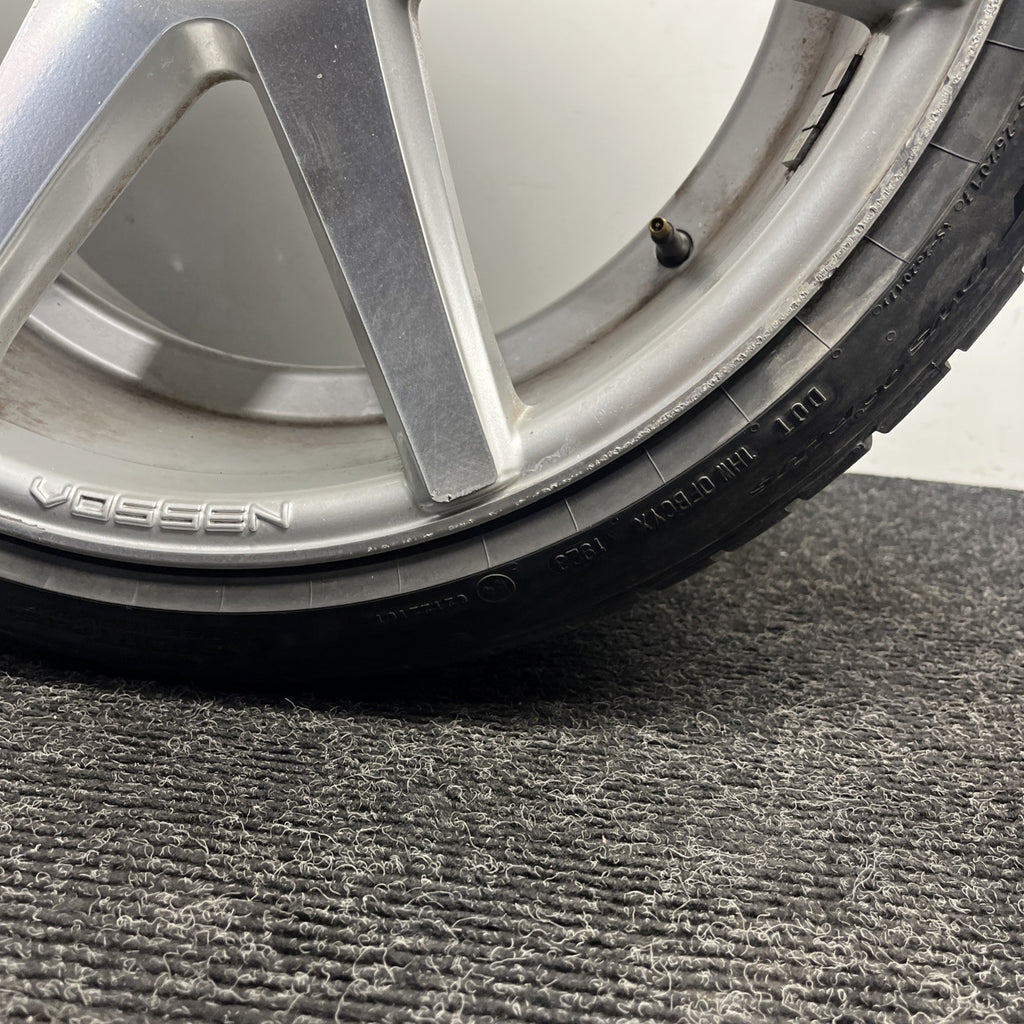 ☑️ ONE Vossen CV3 Silver Wheel W/TIRE & Cap 20x10.5 et30 5x112