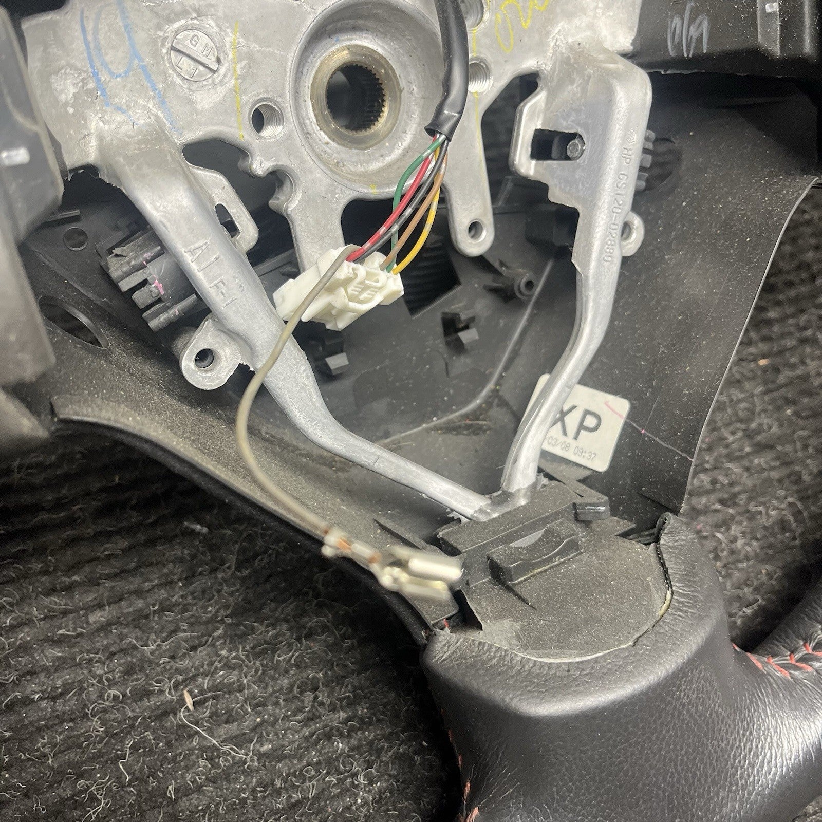 ☑️ 2008-2011 Subaru Impreza Black Rubber Steering Wheel w/ Cruise Control OEM