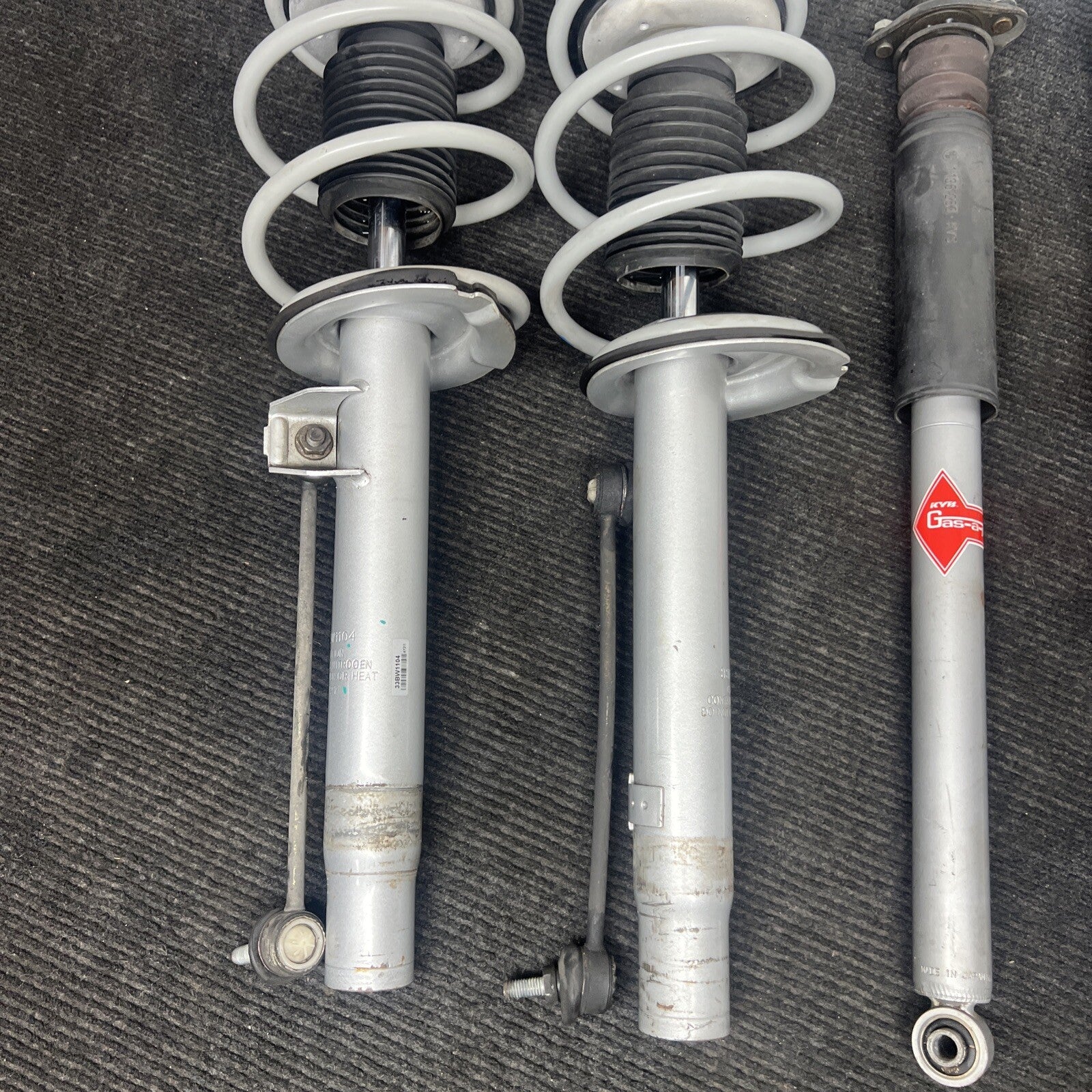 ☑️ BMW 323 328 330  2000-2006 Pair Front Monroe Quick Struts W/KYB Rear Shocks