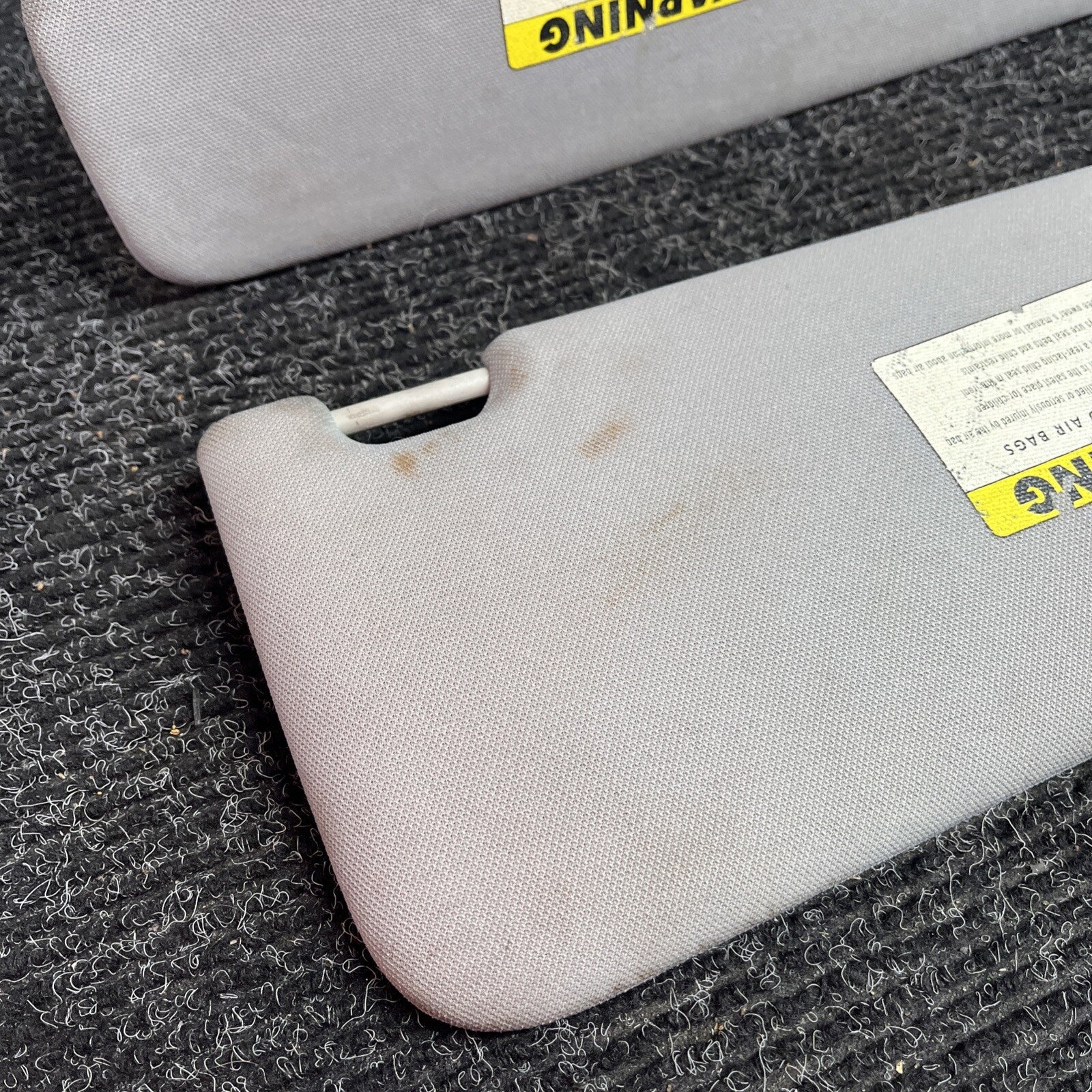 ☑️ BMW E92 328i 335i Coupe Sun Visor Set Left Right Pair Grey OEM LH RH