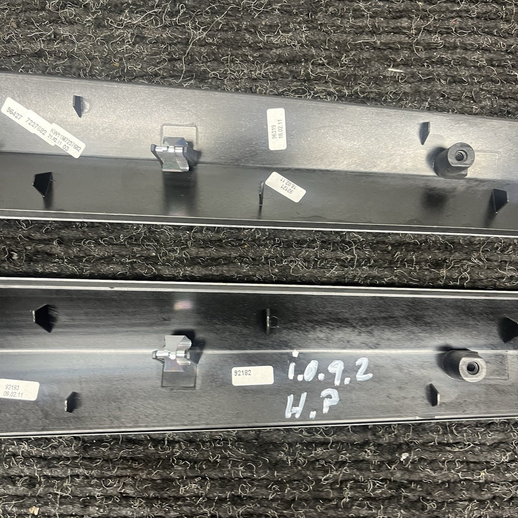 ☑️ 2011-2014 BMW F25 X3 F26 X4 Factory Brushed Aluminum Door Trim Set of 4 OEM