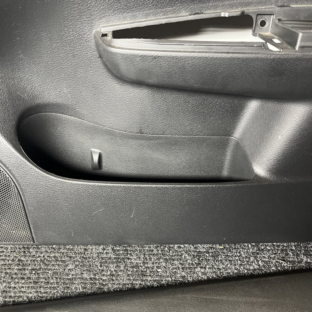 ☑️ 2011-2014 SUBARU IMPREZA WRX & STI DOOR PANELS DOOR CARDS BLACK/RED STITCHED