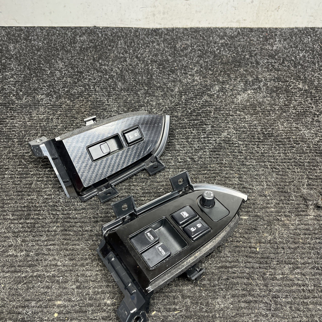 ☑️ 2013-2020 Subaru BRZ 86 FR-S Front Left & Right Carbon Window Master Switches