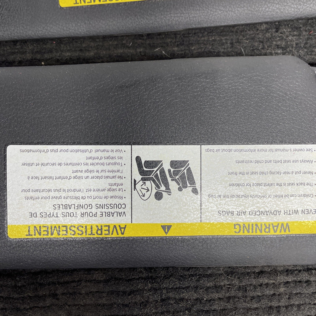☑️ 14-20 OEM BMW F22 228 230 M235 M2 Interior Sun Visor Leather Black Pair SET