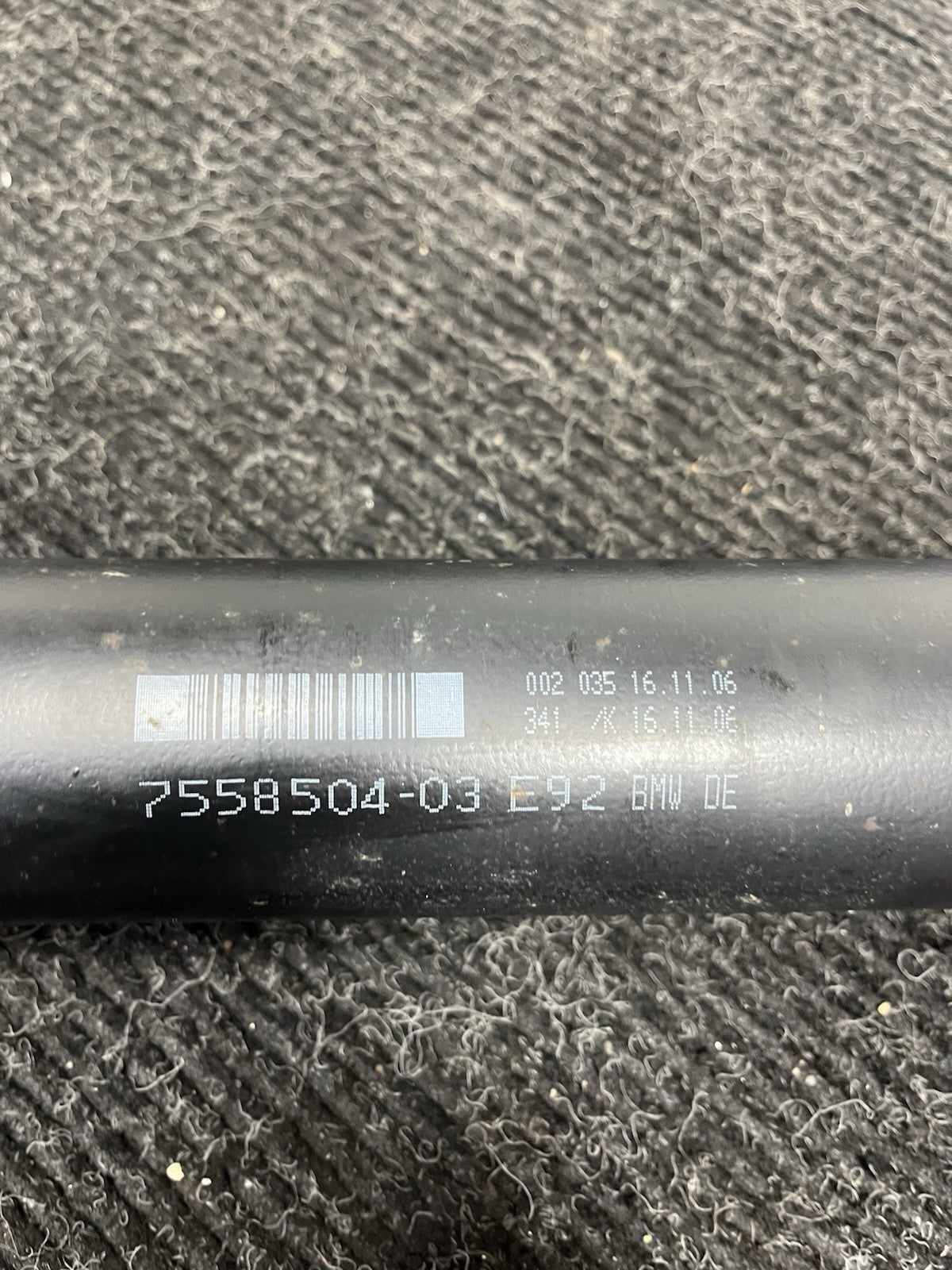 ☑️ 07-11 BMW E90 E92 E93 335i RWD AUTO REAR DRIVE SHAFT DRIVESHAFT 7558504 OEM