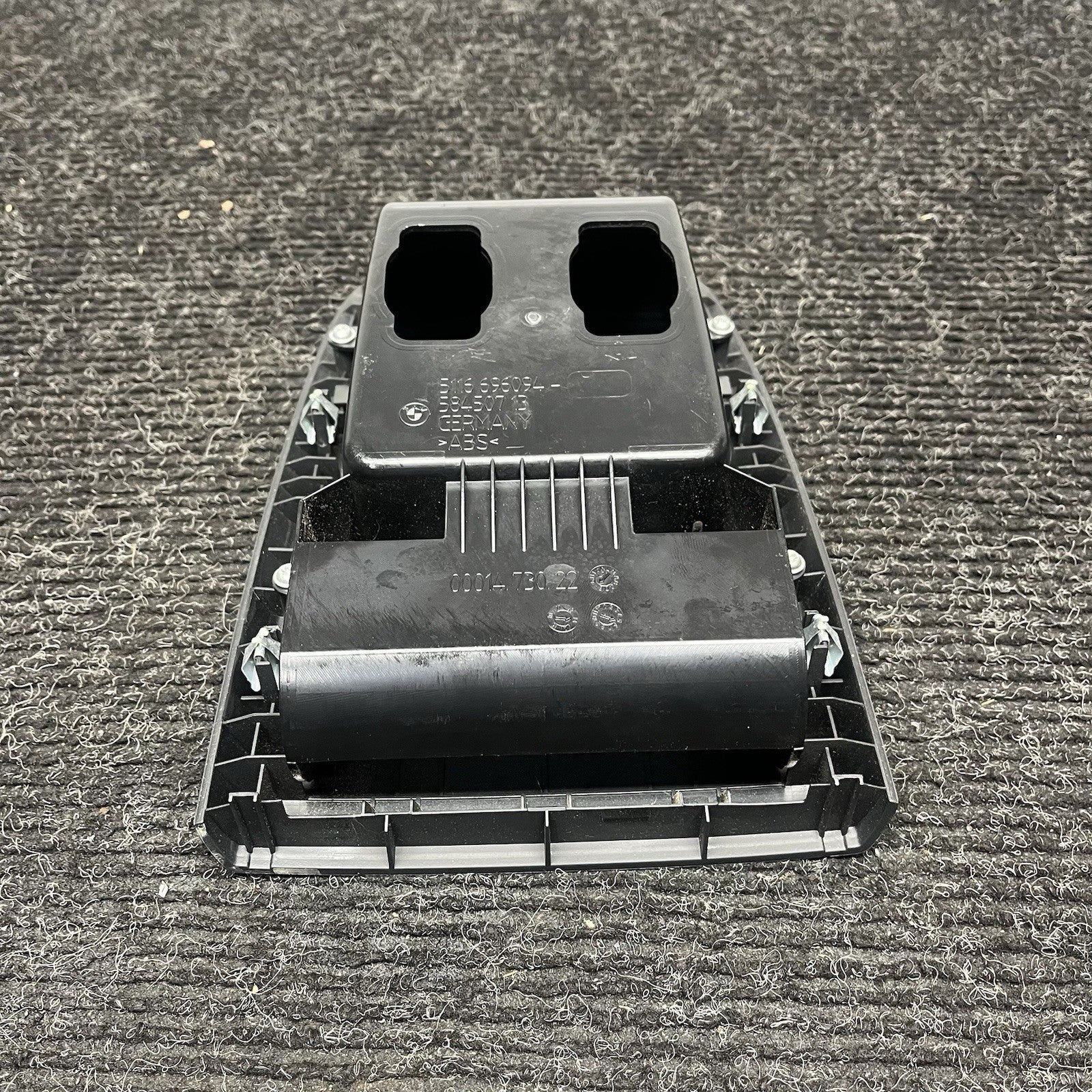 ☑️ 07-13 OEM BMW E92 E93 328 335 M3 Center Console Rear Storage Tray Trim Black
