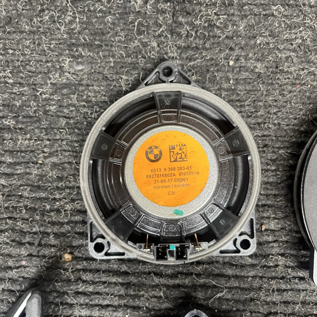 ☑️OEM BMW F32 F33 F36 F80 F82 M3 M4 Audio Sound System Speaker SET HARMAN KARDON