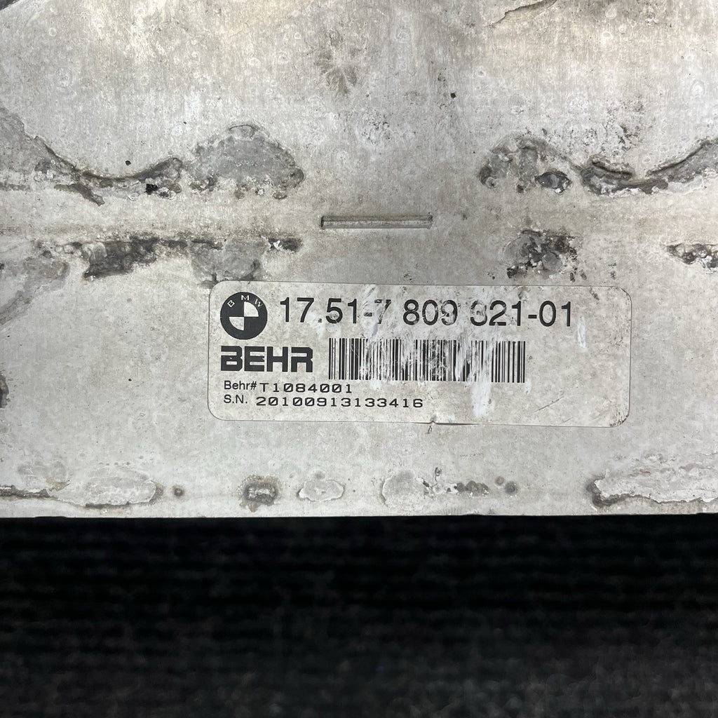 ☑️ 2011-2013 BMW 35iX X5 E70 LCI 3.0T N55 TURBOCHARGER INTERCOOLER OEM 7809321