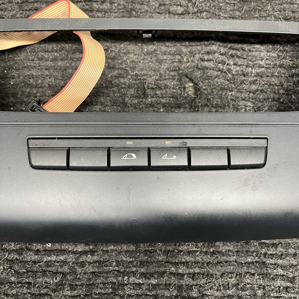 ☑️ 08-13 BMW E88 128 135 Front Center Dashboard Radio Control Switch Cover OEM