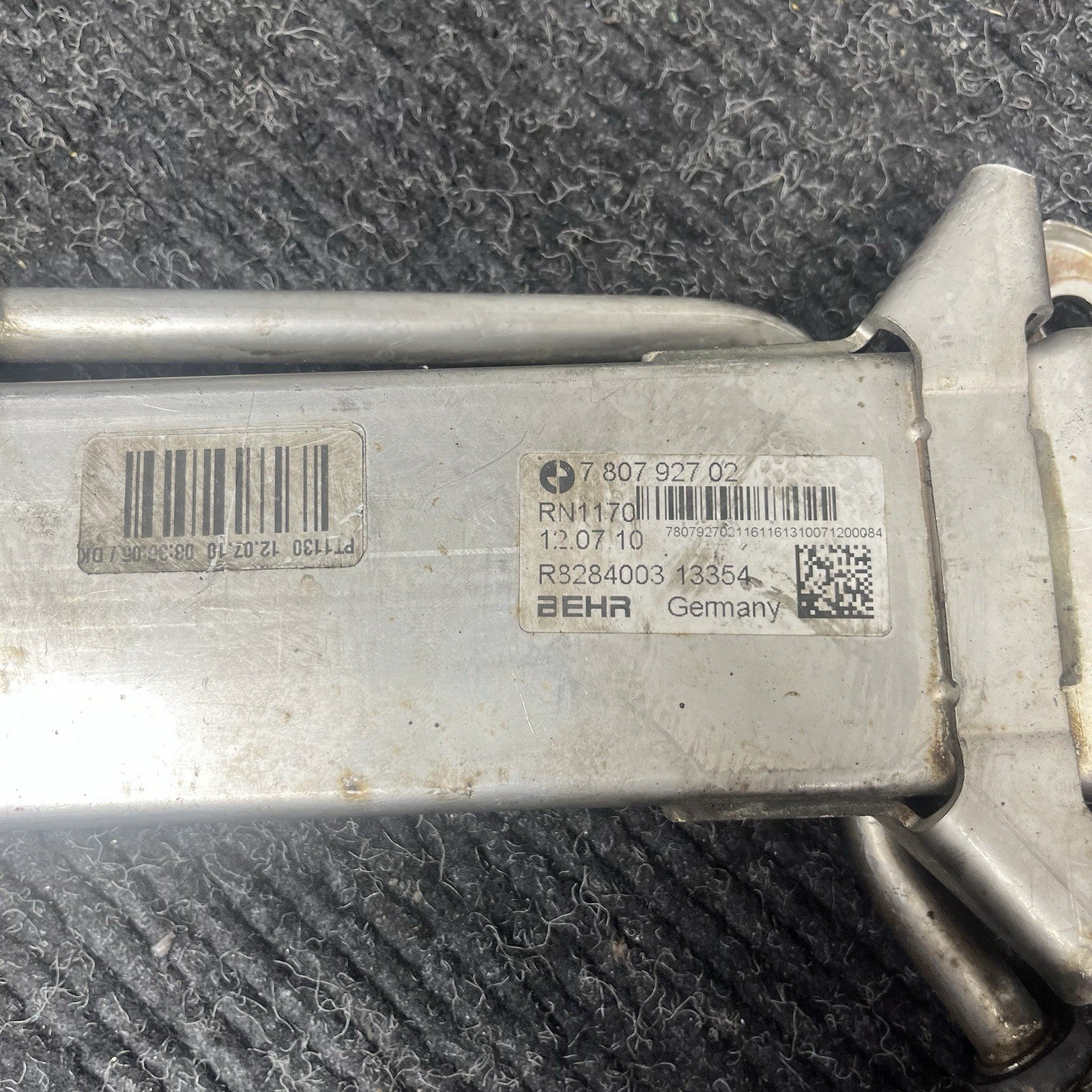 ☑️ 09-13 BMW E70 X5 35d M57Y Diesel Engine EGR Secondary Exhaust Gas Cooler OEM