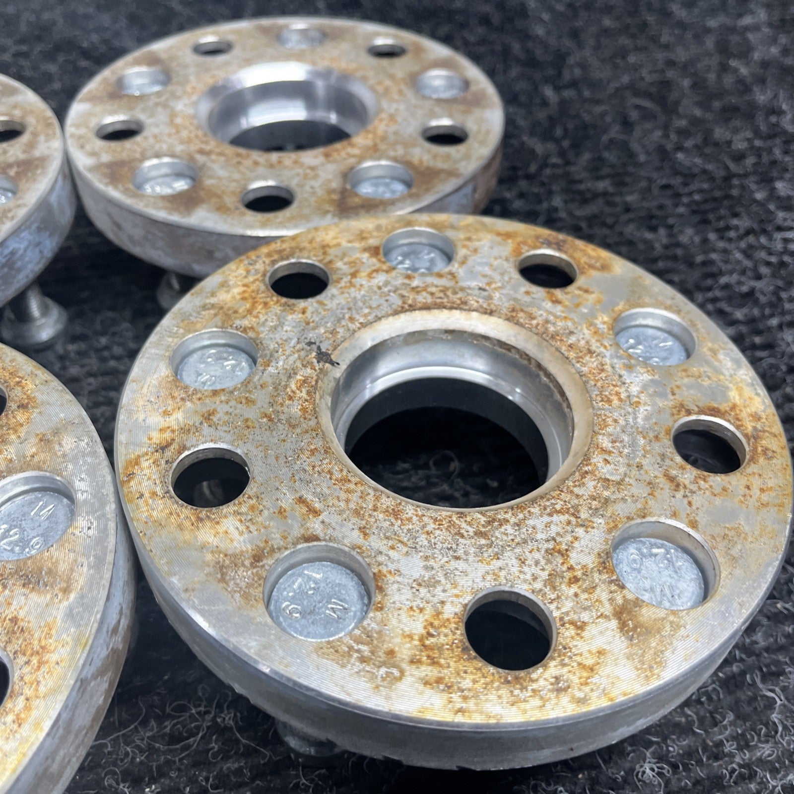 ☑️4x 20mm Black Hubcentric Wheel Spacers 5x100  BRZ impreza legacy Forester 86