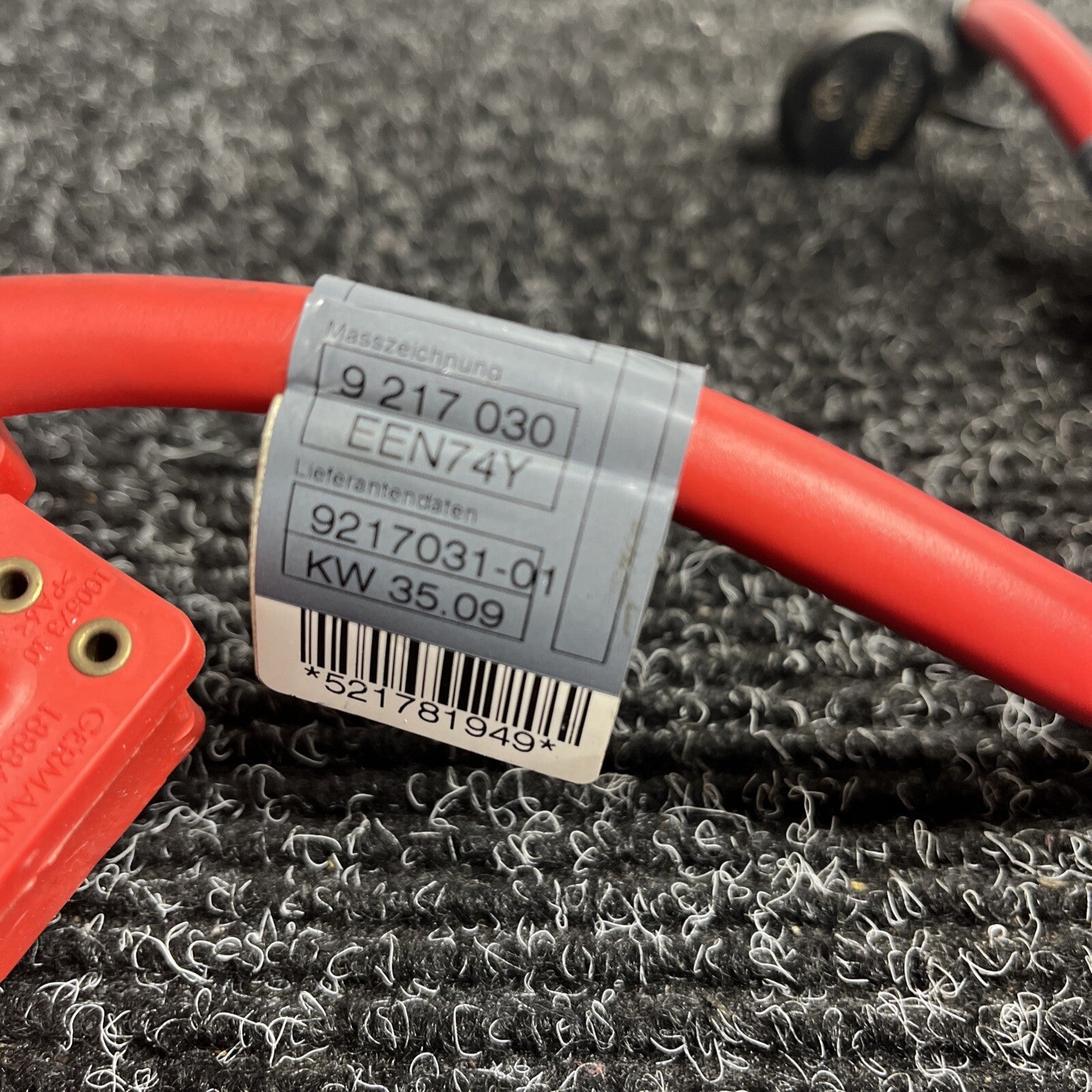 ☑️ 06-13 OEM BMW E82 E90 E92 E88 Battery Plus Pole Terminal Positive Red Cable