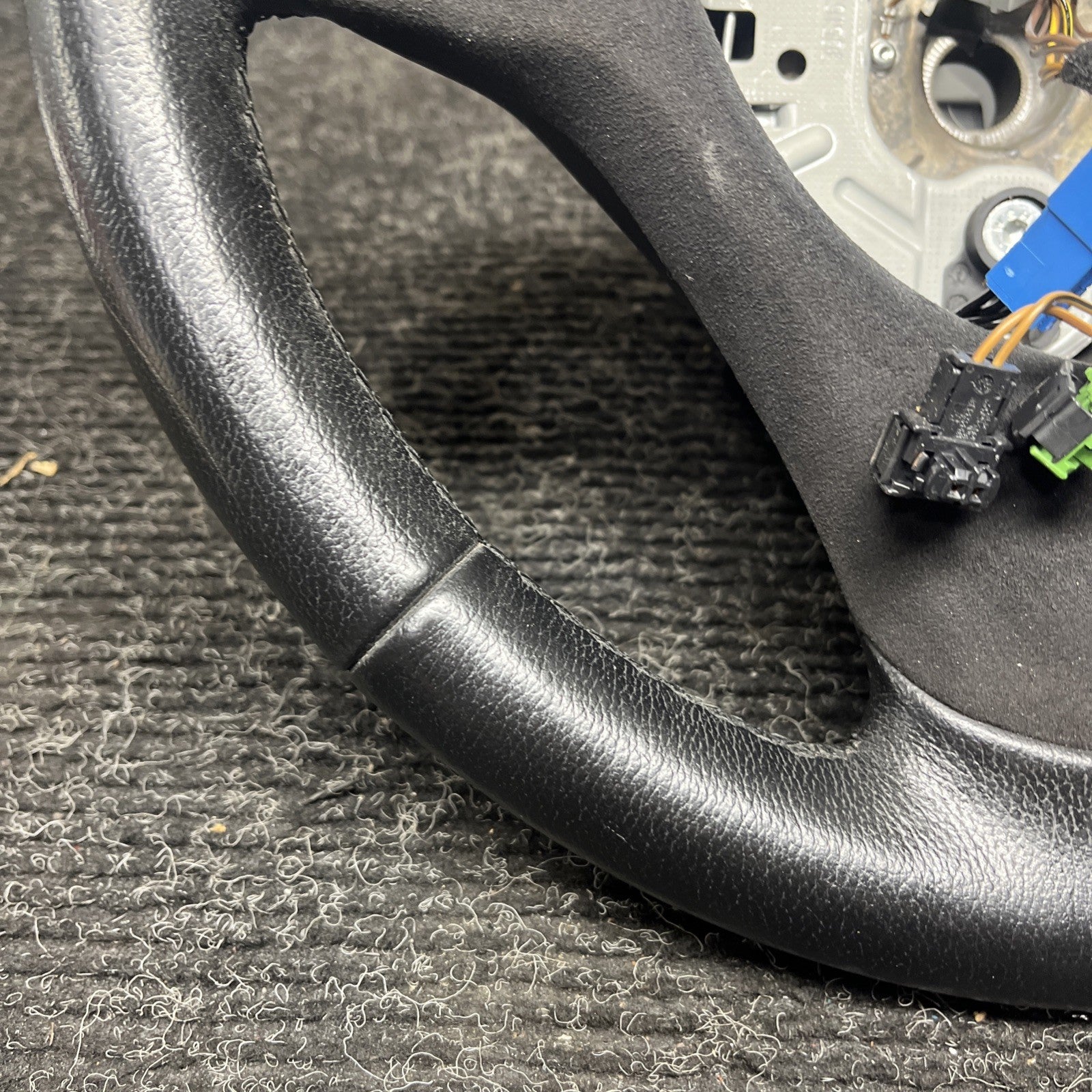 ☑️ OEM BMW E82 E88 E90 E92 E93 Sport Steering Wheel Black Leather AT w/ Shifters
