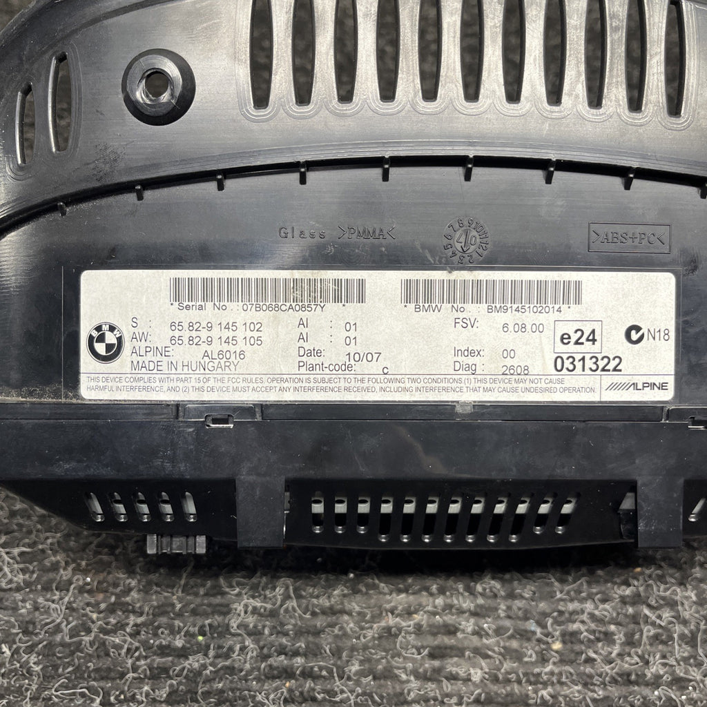 ☑️ 06-08 BMW E90 CCC NAVIGATION DASH INFORMATION ON-BOARD MONITOR DISPLAY SCREEN