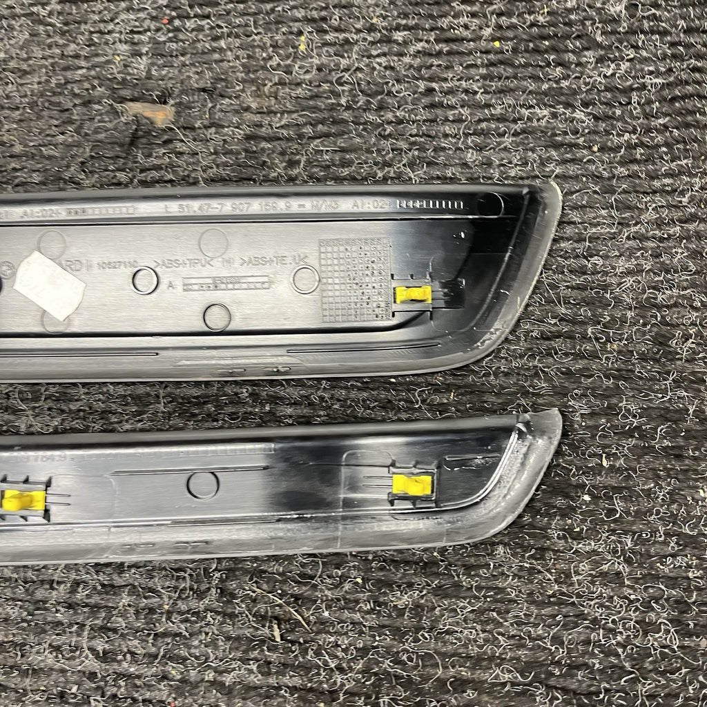☑️ 08-11 OEM BMW E90 M3 Door Sill Entrance Molding Trim Rear Left Right Pair