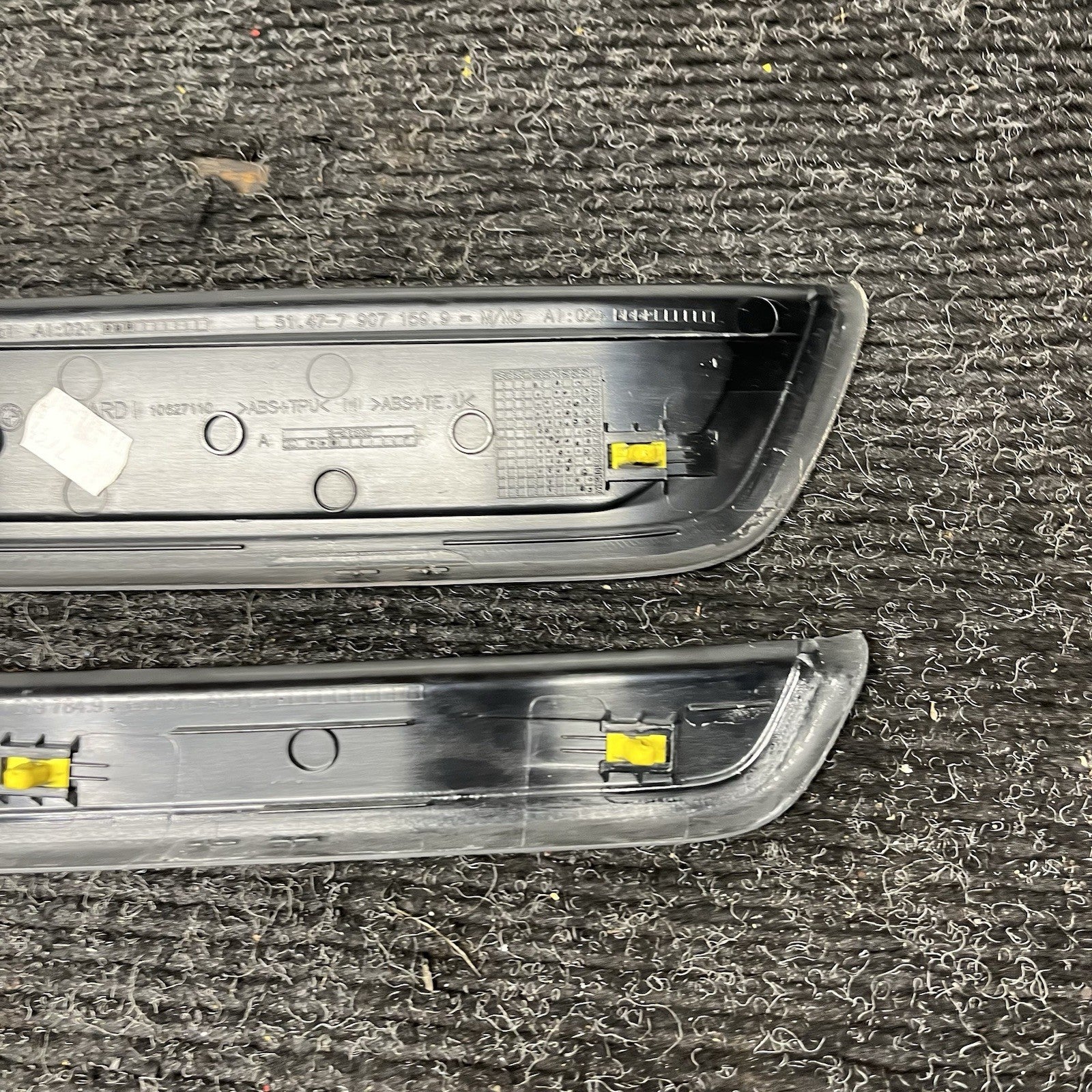 ☑️ 08-11 OEM BMW E90 M3 Door Sill Entrance Molding Trim Rear Left Right Pair