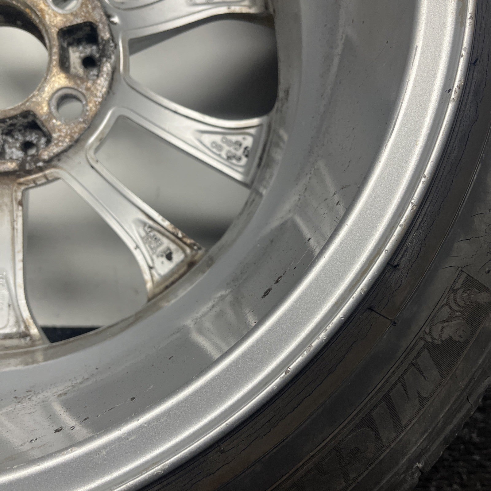 ☑️ Bmw E46 330 328 325 Oem Rim Factory Wheel 17" X 7" 10 Spoke Scuffs 6757042