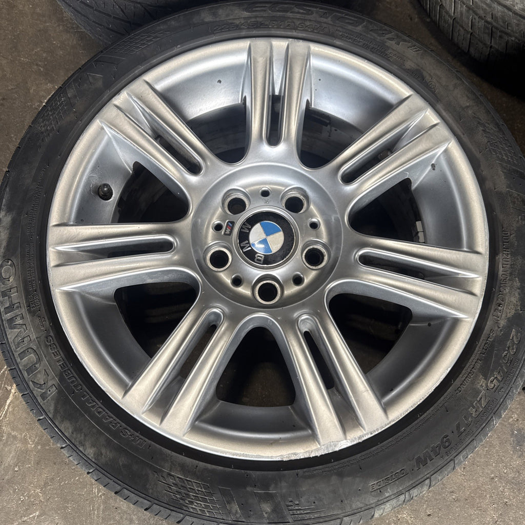 ☑️ BMW 3 Series E90 E91 E92 E93 Complete Set 4x Wheel Rim 17" M Double Spoke 194
