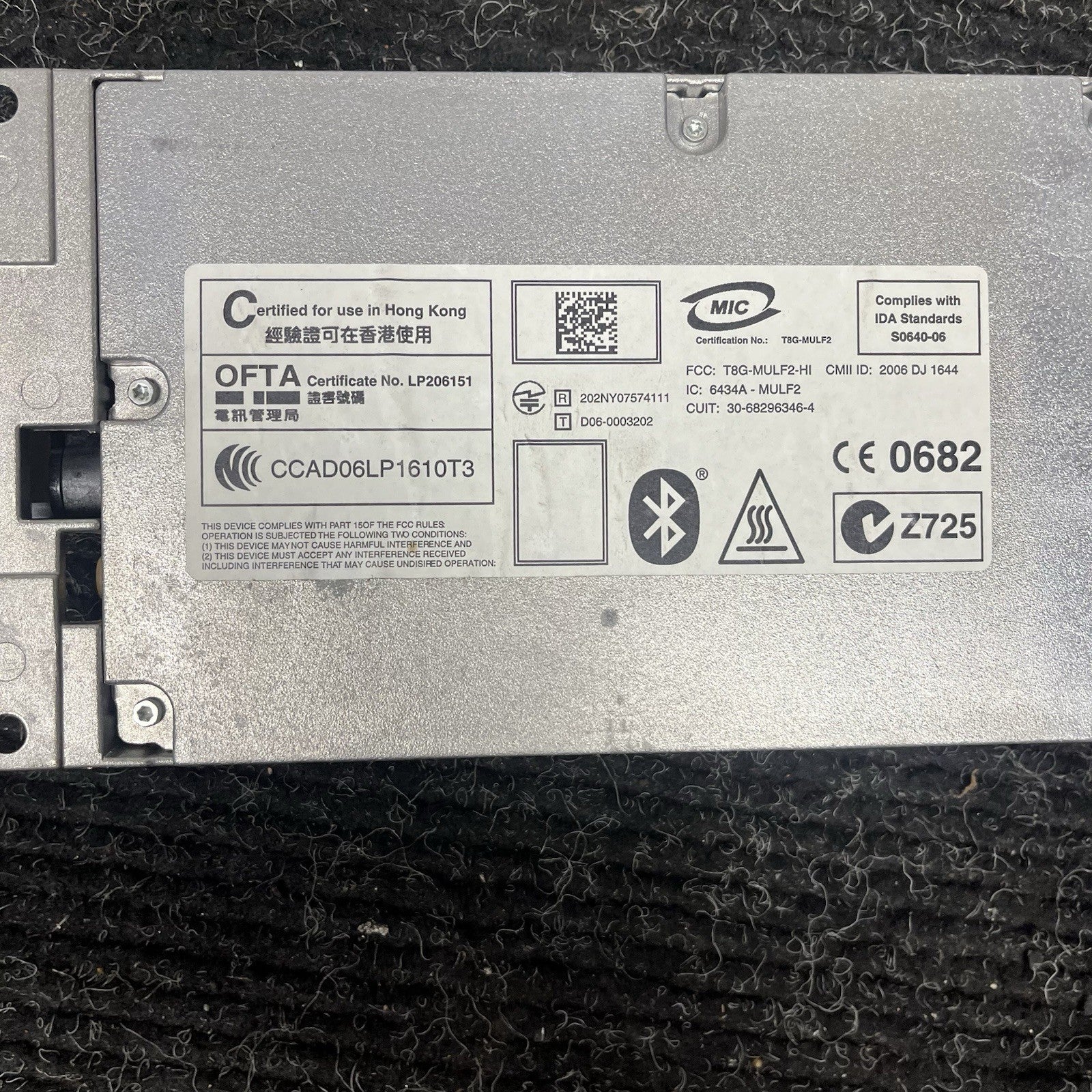 ☑️ 07-10 BMW E82 E90 R55 R56 E92 E93 E60 MULF2 HIGH SVS MODULE 9207360 OEM