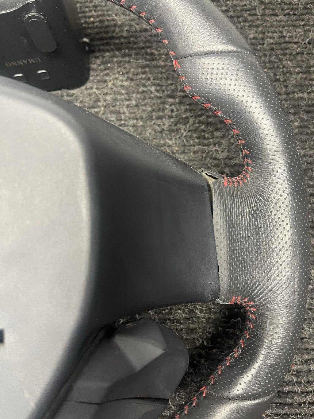 ☑️ 18-21 SUBARU WRX STI OEM STEERING WHEEL W/ BUTTONS CONTROLS PIANO BLACK TRIM