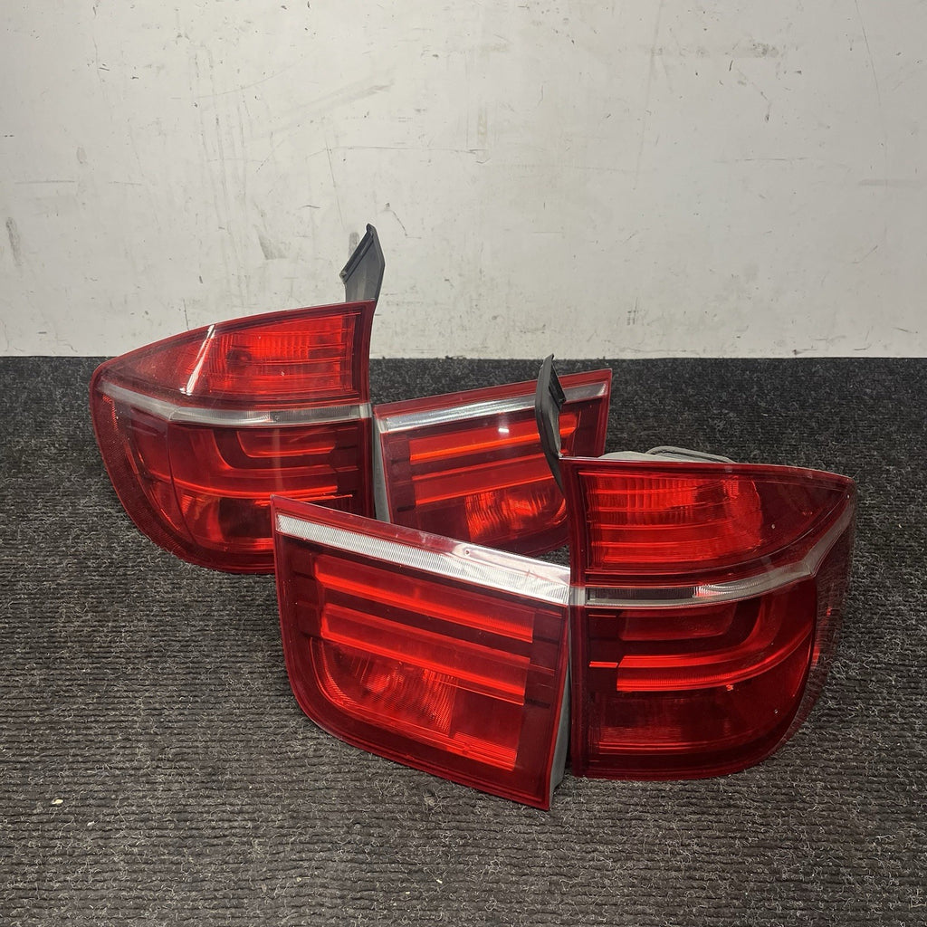 ☑️ BMW X5 E70 2010–2013 Lci Tail Lights Inner & Outer Set (4pcs) OEM